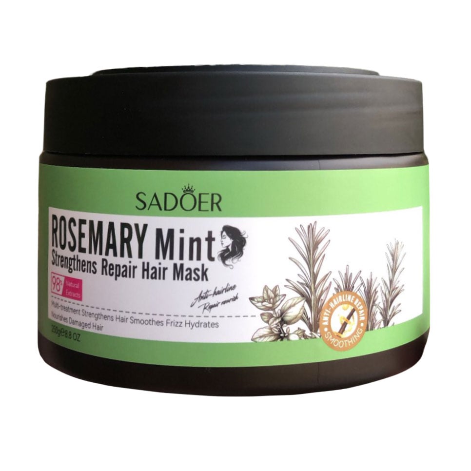 Маска для волосся Sadoer Rosemary Mint Strengthens Repair Hair Mask, 250 г