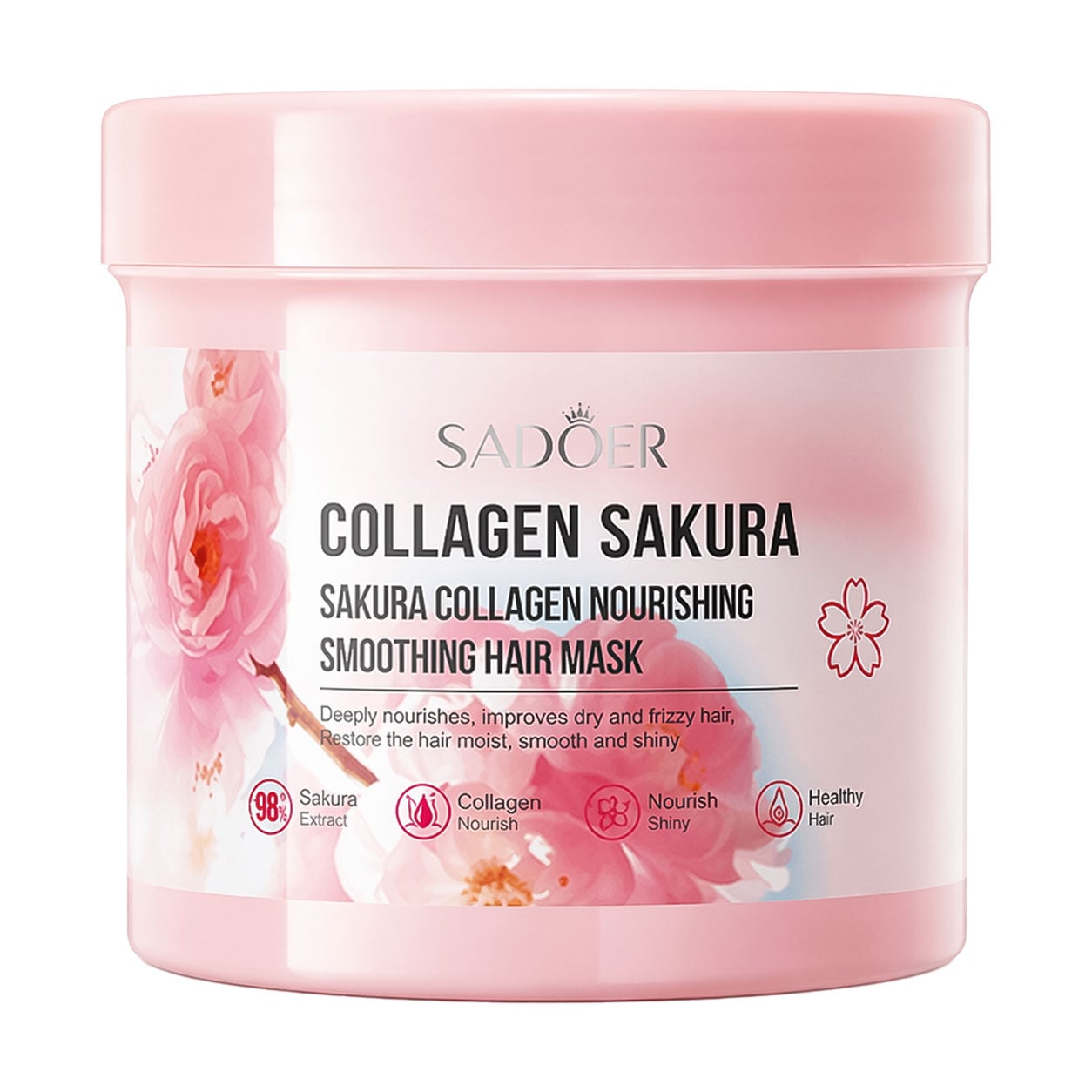 Парфумована маска для волосся Sadoer Perfumed Smoothing Hair Mask, 520 мл